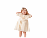 Vintage Blossom Lace Dress 9M-3Y - Image 