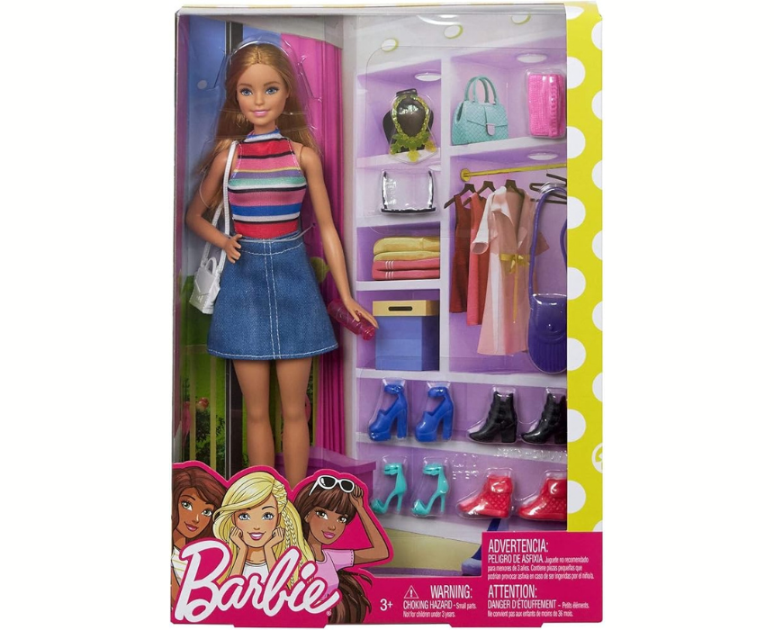 1 Barbie Fashion Doll And Accessories - Image 1