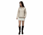 Elise Jacket In Beige - Image 