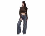 Fabiana Jeans In Grey - Image 