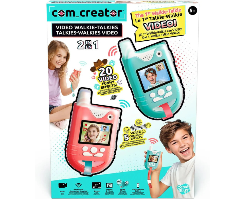 1 Canal Toys 2 In 1 Video Walkie Talkie - Image 1