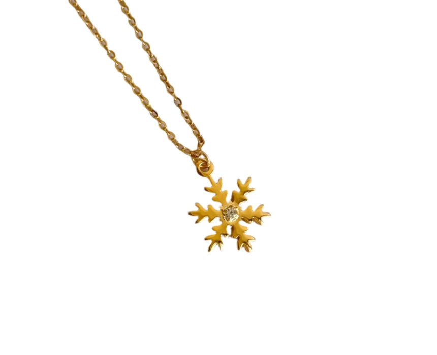 1 Snowflake Srass Necklace - Image 1