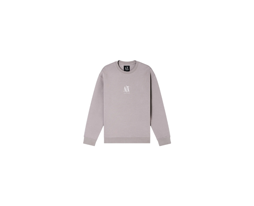 1 Armani Exchange - Crewneck Cotton Sweatshirt - Image 1