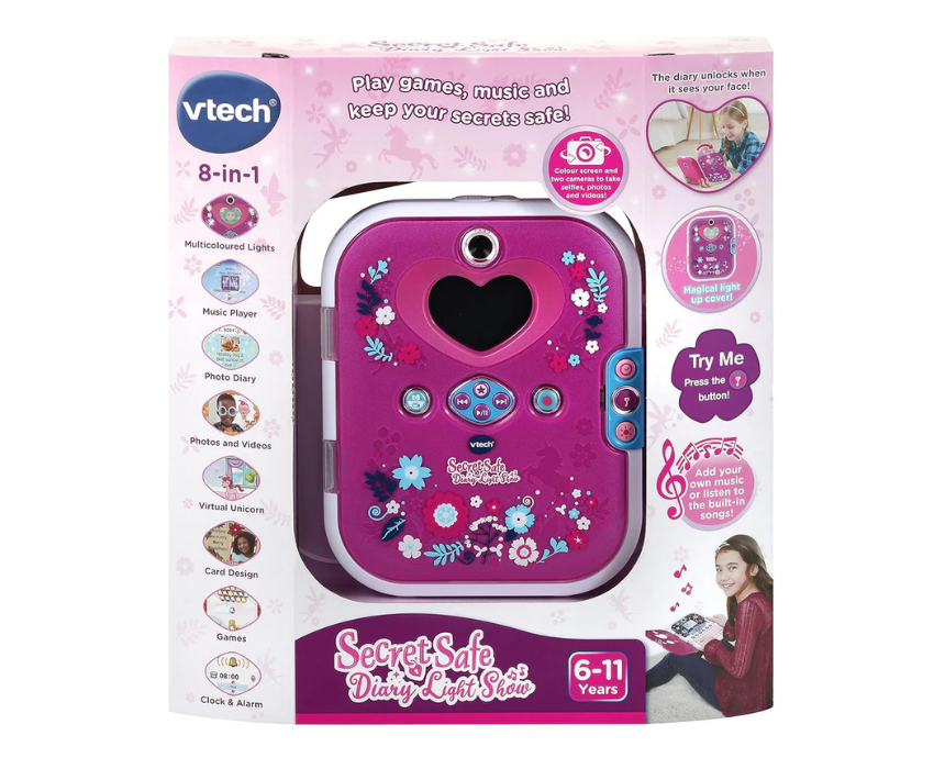 1 VTech Purple Secret Safe Diary Light Show - Image 1