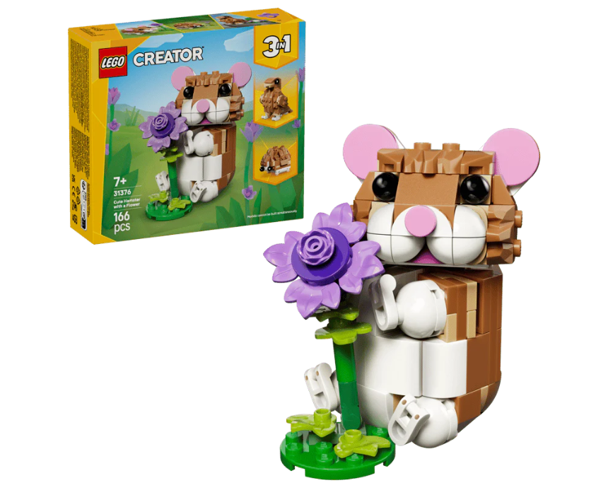 1 Cute Hamster With A Flower 313760 - Image 1