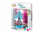 HappiHobbi Paint And Frame Paint By Numbers Spring Paris - Image 