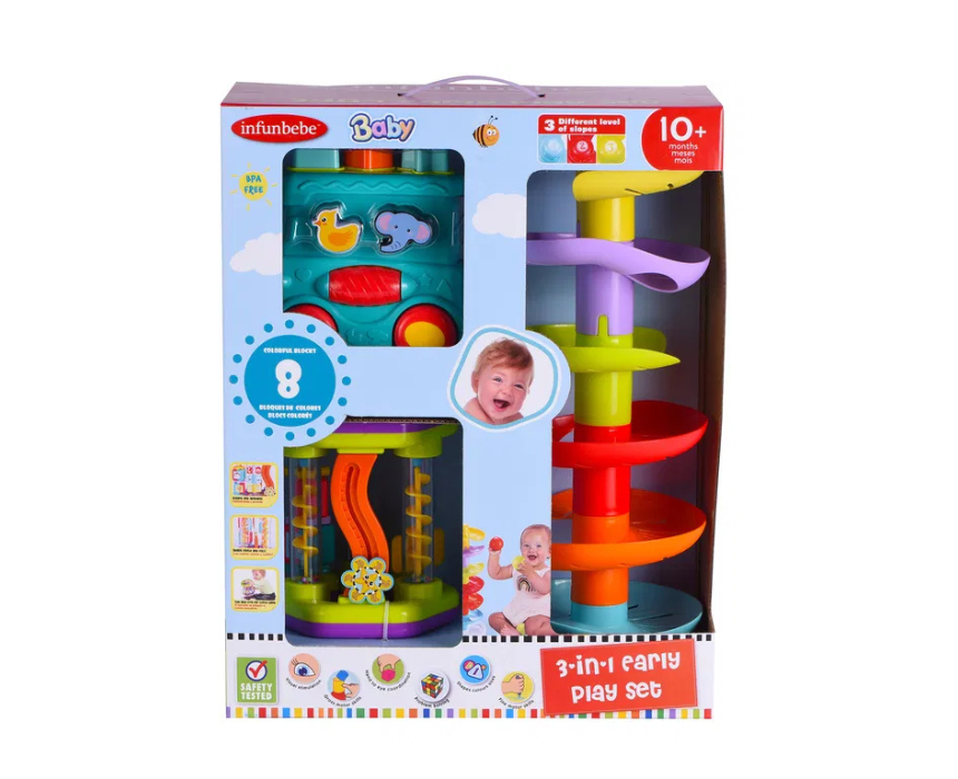 1 INFUNBEBE 3 IN 1 EARLY PLAY SET - Image 1