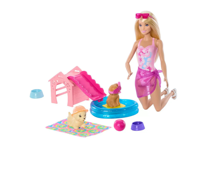 1 BARBIE PUPPY POOL PARTY BLONDE - Image 1