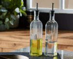 Oil and Vinegar Glass Bottle Set - Image 