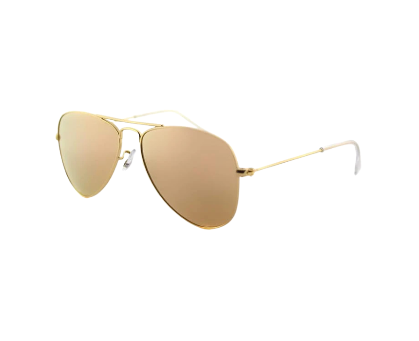 129 Ray-Ban RJ9506S Junior Aviator Sunglasses in Gold - Image 1
