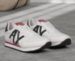 A|X Armani Exchange Lace Up Logo Sneaker - Image 