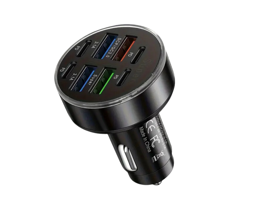 151 Multi-ports Fast Charging Car Adapter - Image 1