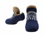 Sherpa Plaid Winter Slippers Small for Men and Women - Image 