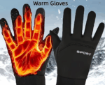Winter Outdoor Velvet Thermal Gloves - Image 
