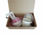 Handmade Crochet Candle And Coffee Mug Gift Set - Image 