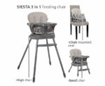 LORELLI 3 IN 1 SIESTA HIGH CHAIR - Image 