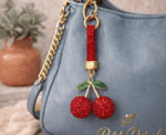 Sparkling Cherry Bag Charm - Image 