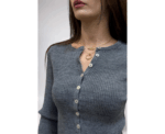 Leah Top In Grey - Image 