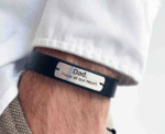 Dad Engraving Bracelet - Image 