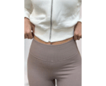 Fleece Legging In Beige - Image 