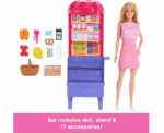 Girls Doll Playset Market Theme Barbie - Image 