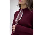 Jade Sweater In Burgundy - Image 