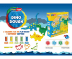 Dino Dough Set 5 Colours And Dinosaur Cutters - Image 