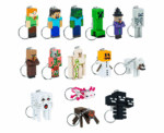 MINECRAFT FIGURAL KEYCHAINS - Image 