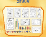 Stitch Colouring And Drawing Pop Up In A Backpack - Image 