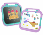 READY TO PLAY DOUBLE SIDED BOARD AND STORYBOOK MAGNETIC PLAYSET - Image 