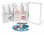 HappiHobbi Paint And Frame Paint By Numbers Majestic London - Image 