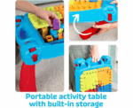 MEGA BLOKS First Builders Toddler Blocks Toy Build In Learn Portable Activity Table - Image 