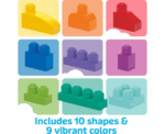 MEGA BLOKS First Builders Toddler Blocks Toys Set 80PCS - Image 
