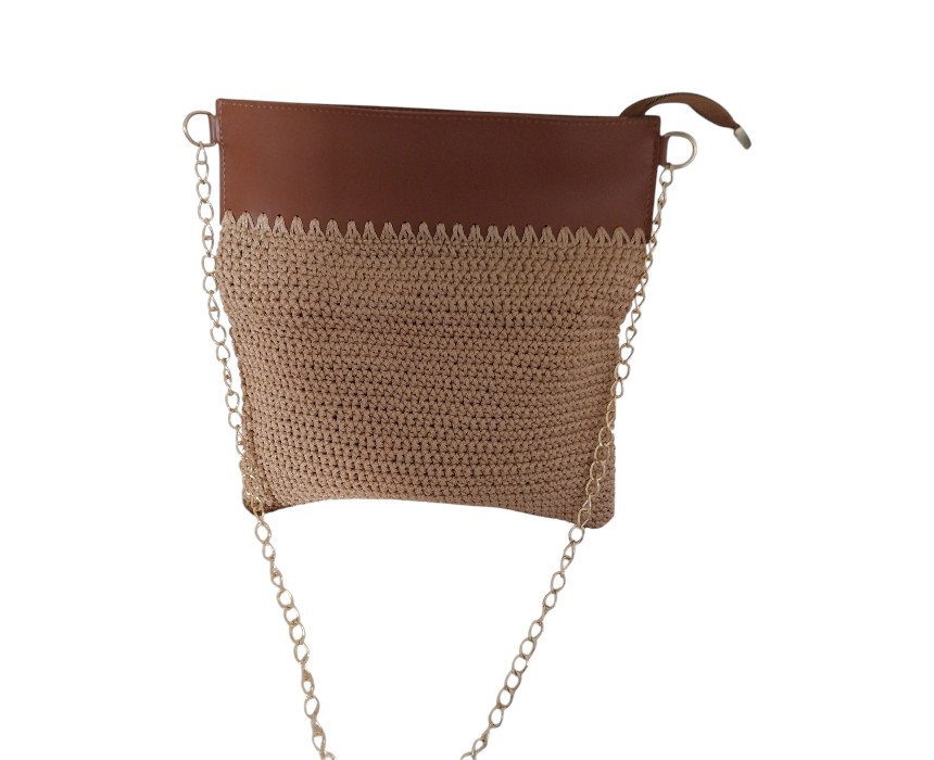 20251121_134901 Golden Beige Leather Shoulder Bag - Image 1