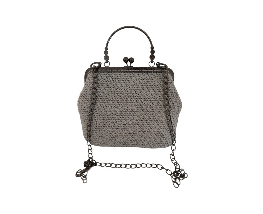 20251121_135813 Silver Vintage Evening Crochet Handbag - Image 1