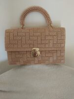 Golden Rose Chic Handbag - Image 