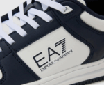 EA7 - Slasher White and Blue Sneakers Men - Image 