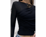 Serene Top In Black - Image 