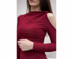 Ella Top In Burgundy - Image 