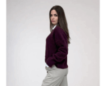 Diana Sweater In Burgundy - Image 