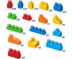 MEGA BLOKS First Builders Toddler Blocks Toys Set 150PCS - Image 