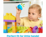 MEGA BLOKS First Builders Toddler Blocks Toy Build In Learn Portable Activity Table - Image 