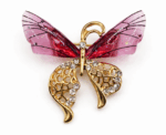 Whimsical Fairy Wing Butterfly Brooch - Image 