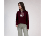 Jade Sweater In Burgundy - Image 