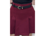 Skye Skort In Burgundy - Image 