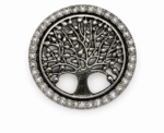 Sparkling Tree Of Life Symbol Of Growth Brooch - Image 