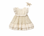 Ivory Meadow Ruffle Dress 9M-3Y - Image 