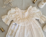 Vintage Blossom Lace Dress 9M-3Y - Image 