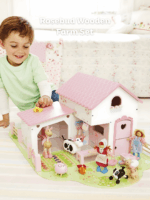 Rosebud Wooden Farm Set - Image 