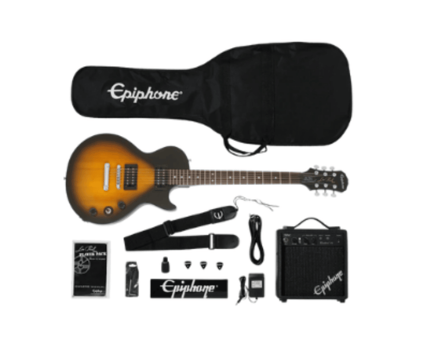 4 Epiphone Les Paul Player Pack 220V, Vintage Sunburst - Image 1
